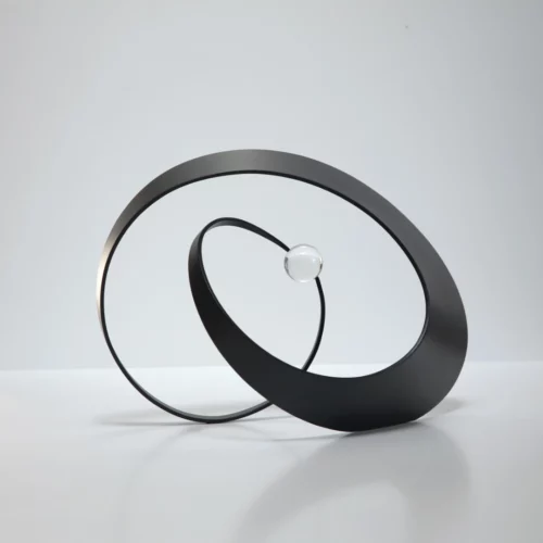 sculpture contemporaine abstraite métal par l'artiste francais francis guerrier
