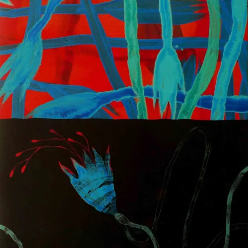 tableau contemporain acrylique couleur vive sur toile de l'artiste espagnol enrique mestre-jaime a vendre chez artmourier.com