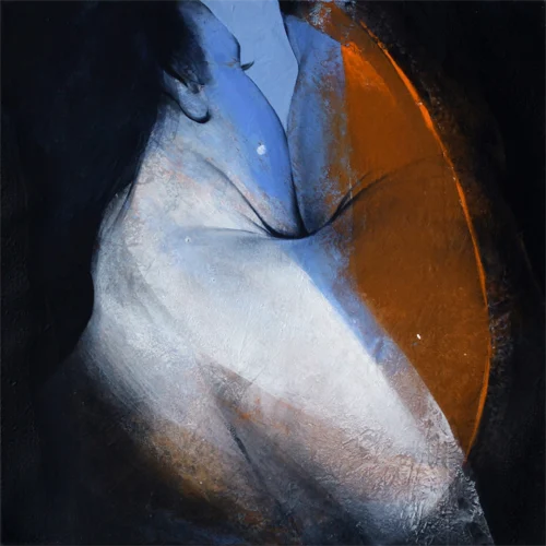 peinture contemporaine sur le corps humain en acrylique sur toile d etienne gros en vente sur artmourier.com