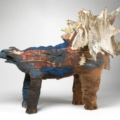 ceramique contemporaine en gres emaille de melanie duchaussoy en vente a la galerie art mourier